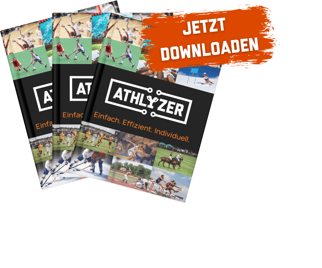 Infobroschüre zur Videoanalyse-Software von ATHLZYER hier anfordern